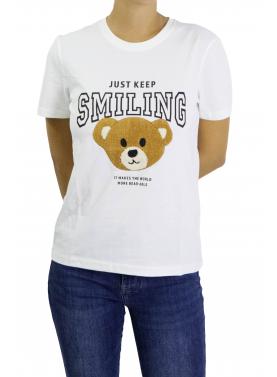 T shirt maniche corte con orsacchiotti  Only